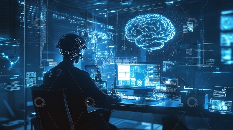 高清大图下载【趣麦麦图】人工智能管理2