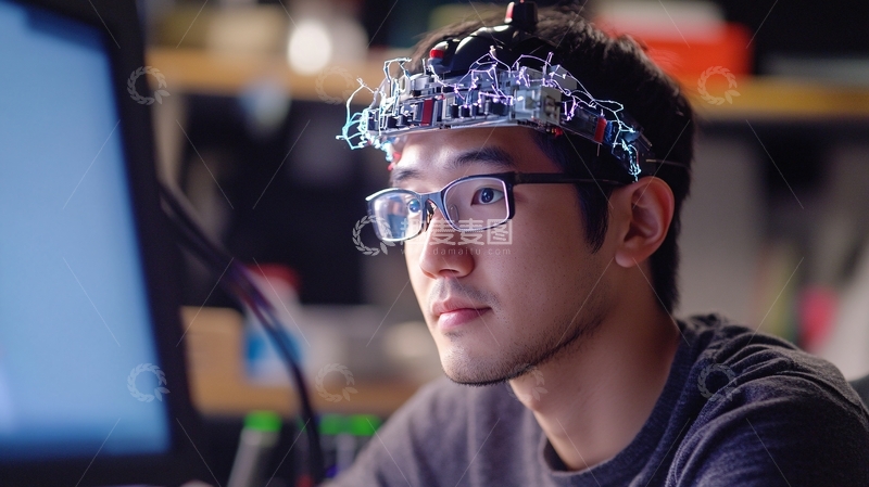 高清大图下载【趣麦麦图】科研创客1