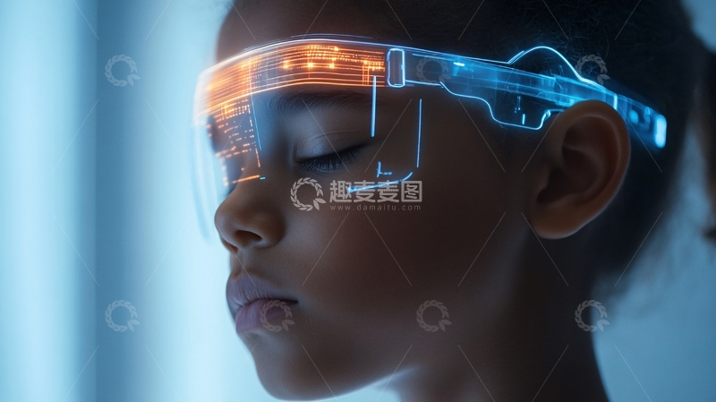 高清大图下载【趣麦麦图】脑机接口神经数据