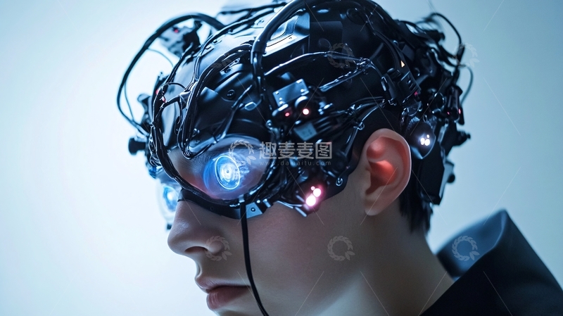 高清大图下载【趣麦麦图】-科技人类9