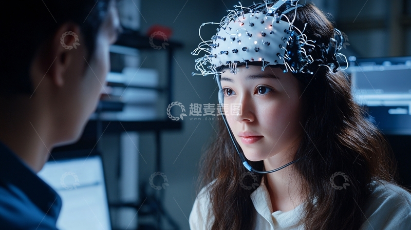 高清大图下载【趣麦麦图】脑电图室
