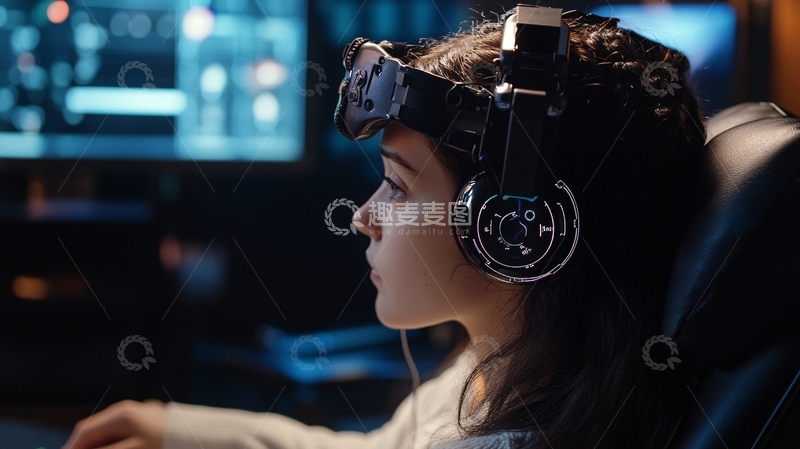 高清大图下载【趣麦麦图】脑波采集调控系统