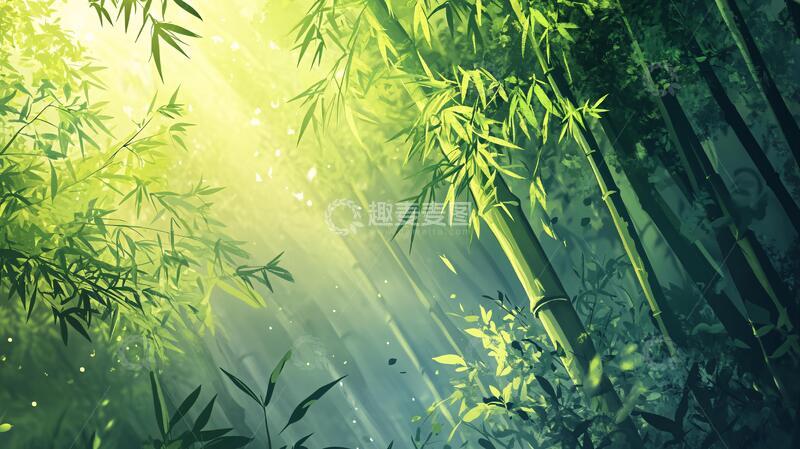 高清大图下载【趣麦麦图】竹林艺术壁纸36