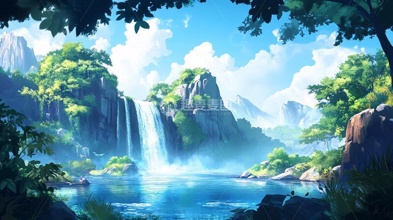 高清大图下载【趣麦麦图】动漫场景设计2