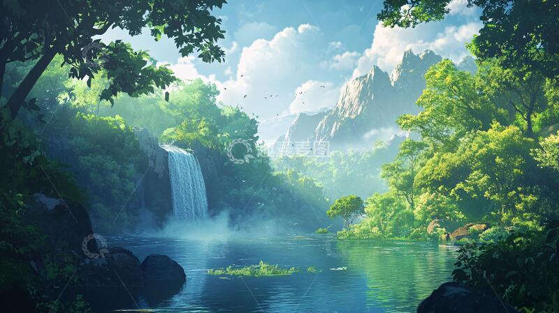 高清大图下载【趣麦麦图】风景原画场景壁纸原画