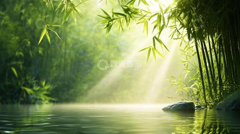 高清大图下载【趣麦麦图】唯美竹影竹韵54