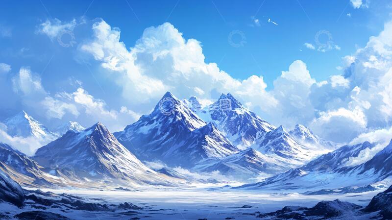 雪山原画场景壁纸原画1