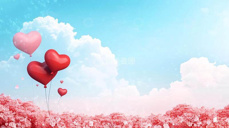 高清大图下载【趣麦麦图】心动浪漫氛围背景8
