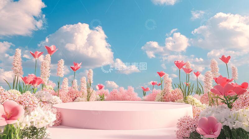 高清大图下载【趣麦麦图】唯美梦幻花田场景71