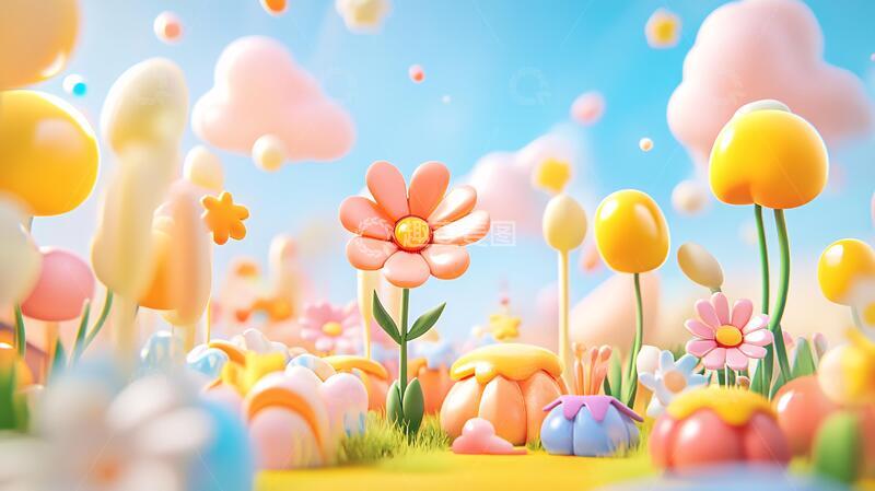 高清大图下载【趣麦麦图】立体插画风格7