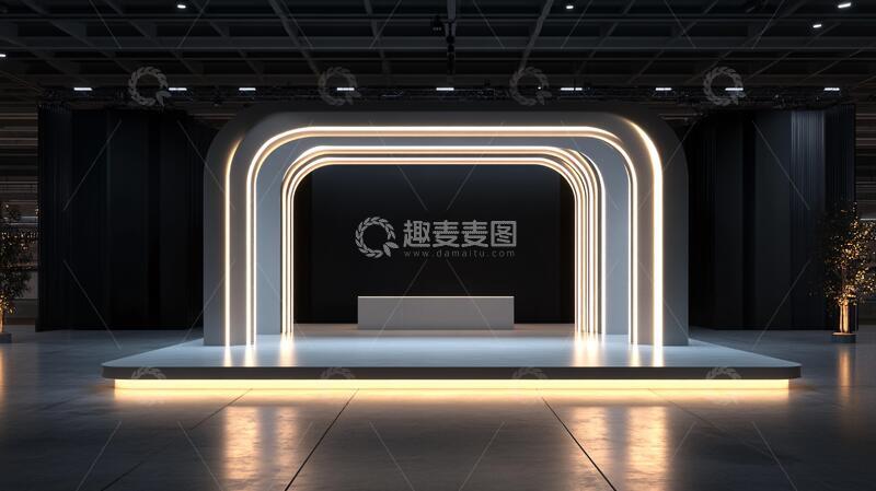 赛博朋克风格迎宾区3