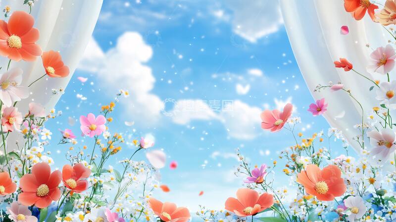 高清大图下载【趣麦麦图】唯美梦幻花田场景72