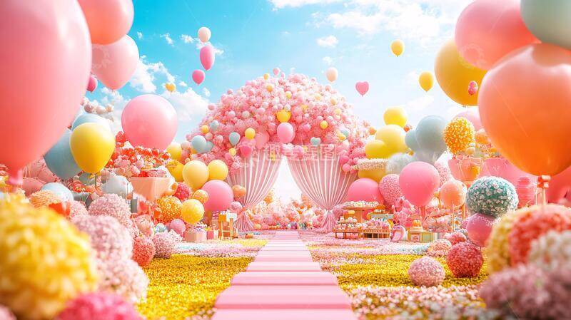 气球系婚礼婚礼主题糖果