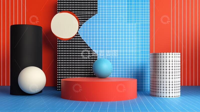 高清大图下载【趣麦麦图】孟菲斯舞台舞台讲台场景