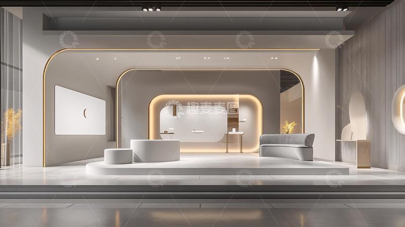 高清大图下载【趣麦麦图】接待区效果图