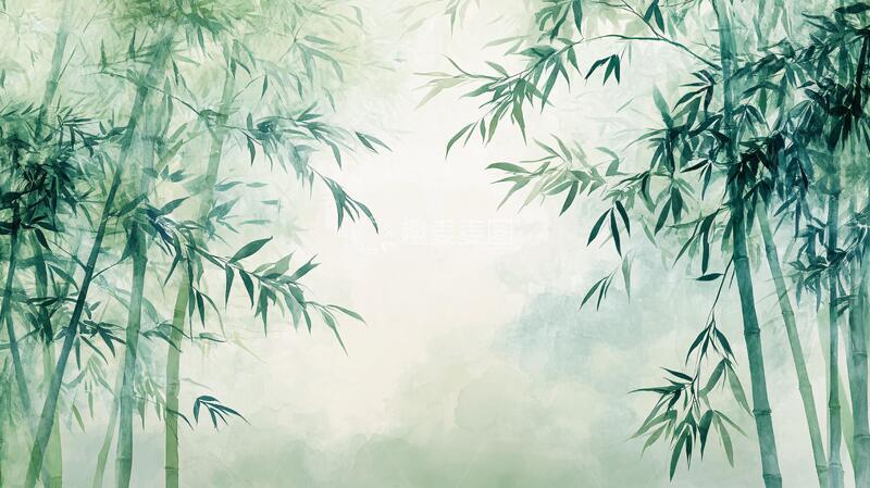 高清大图下载【趣麦麦图】竹林艺术壁纸43