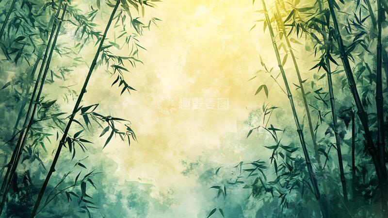 高清大图下载【趣麦麦图】竹林艺术壁纸40