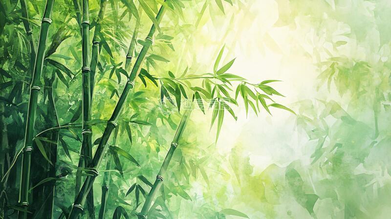 高清大图下载【趣麦麦图】竹林艺术壁纸45
