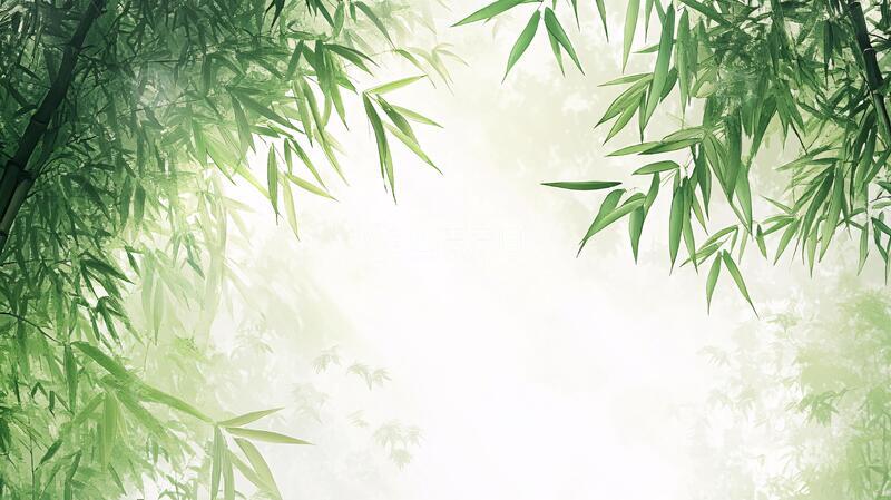 高清大图下载【趣麦麦图】唯美竹林背景58