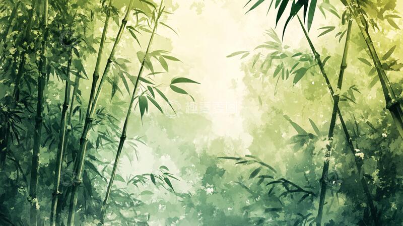 高清大图下载【趣麦麦图】竹林艺术壁纸57