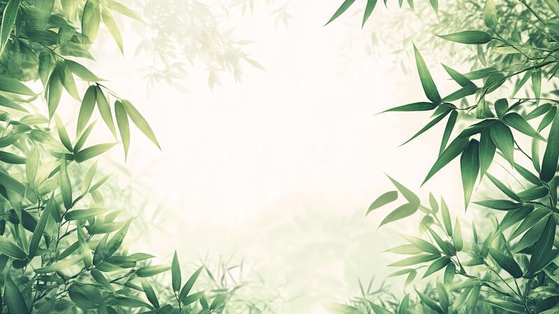 高清大图下载【趣麦麦图】唯美竹叶背景101