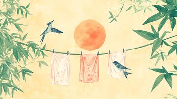 日喜鹊插画插画节气传统