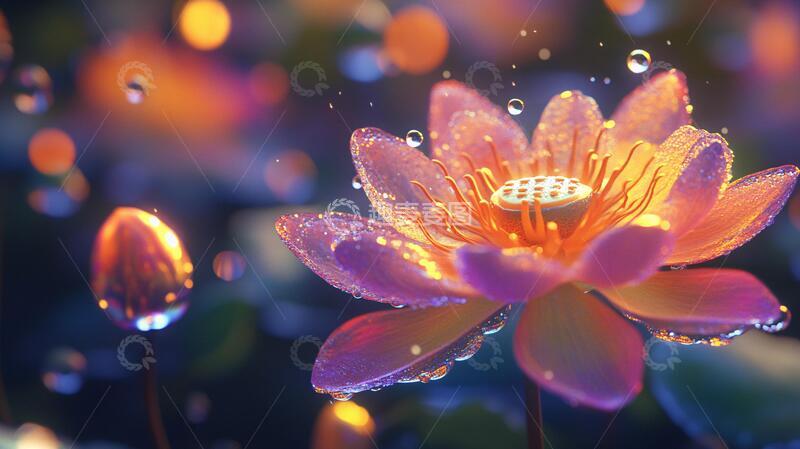 高清大图下载【趣麦麦图】梦幻荷花唯美荷花2