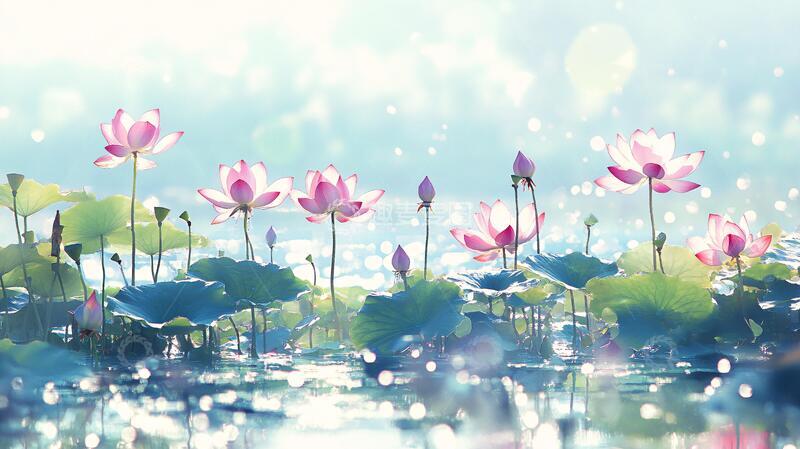 高清大图下载【趣麦麦图】唯美荷花梦幻荷花2