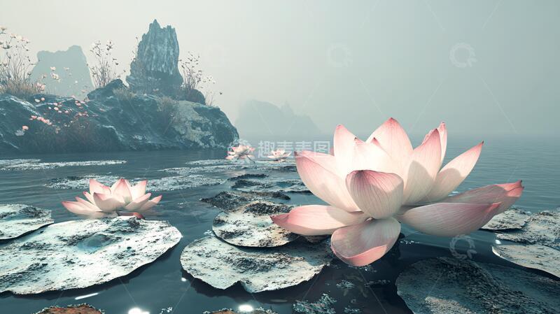 高清大图下载【趣麦麦图】高清莲花壁纸17