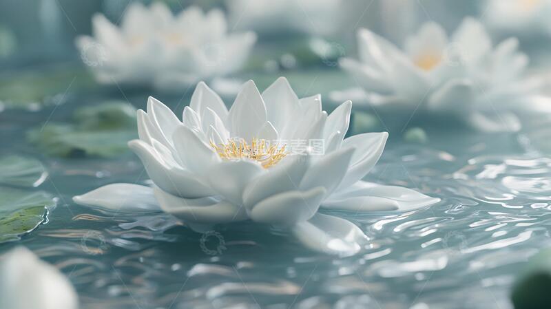 高清大图下载【趣麦麦图】唯美意境睡莲22