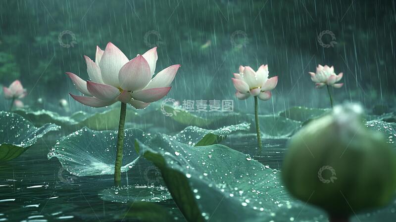 高清大图下载【趣麦麦图】荷花高清电脑桌面壁纸34