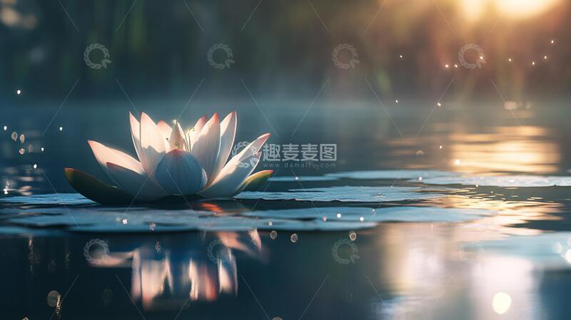 高清大图下载【趣麦麦图】唯美意境睡莲21