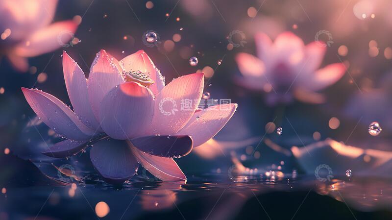 高清大图下载【趣麦麦图】梦幻荷花唯美荷花5