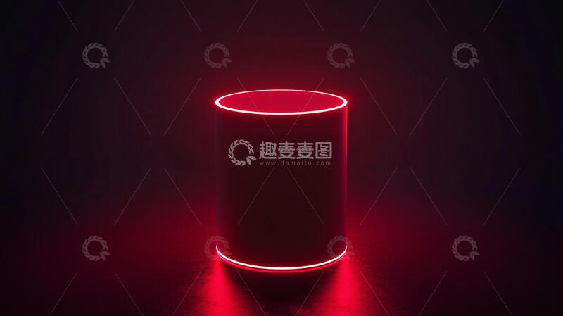 高清大图下载【趣麦麦图】粉色圆柱体展示台54