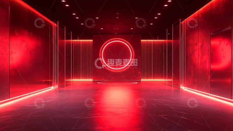 高清大图下载【趣麦麦图】赛博朋克风格迎宾区9