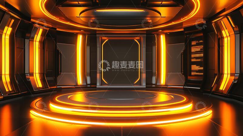 高清大图下载【趣麦麦图】宇宙飞船大厅3