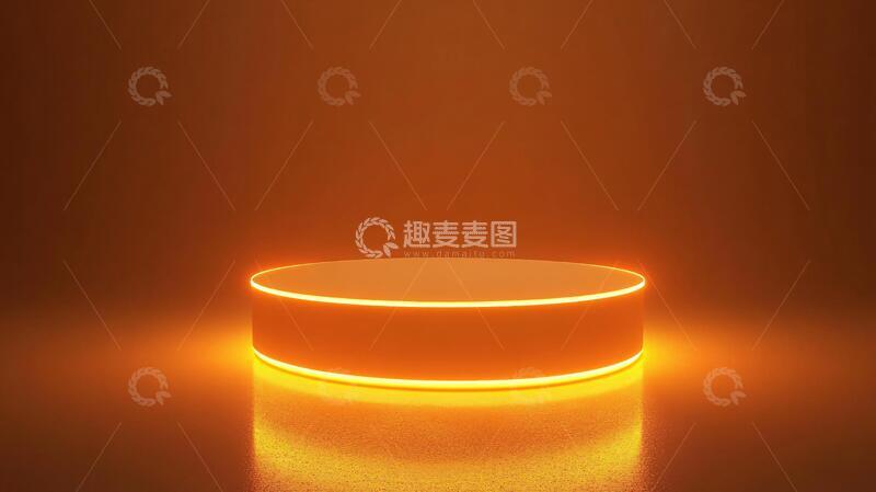 高清大图下载【趣麦麦图】圆形灯带设计1