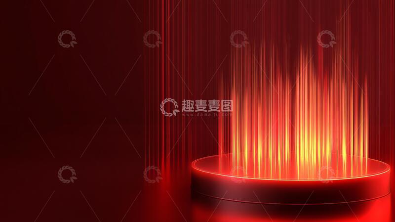 高清大图下载【趣麦麦图】红色高级背景3