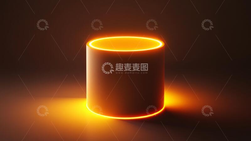 高清大图下载【趣麦麦图】立体渐变发光体设计20