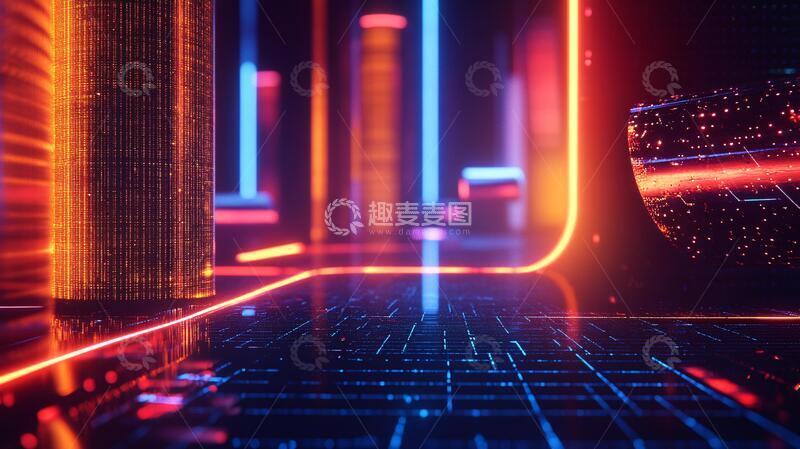 高清大图下载【趣麦麦图】科技背景科技背景宇宙