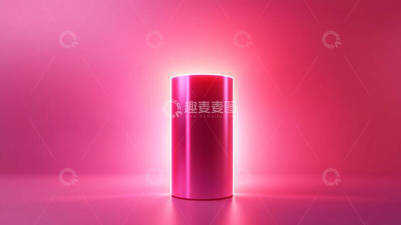 高清大图下载【趣麦麦图】粉红色圆柱体6