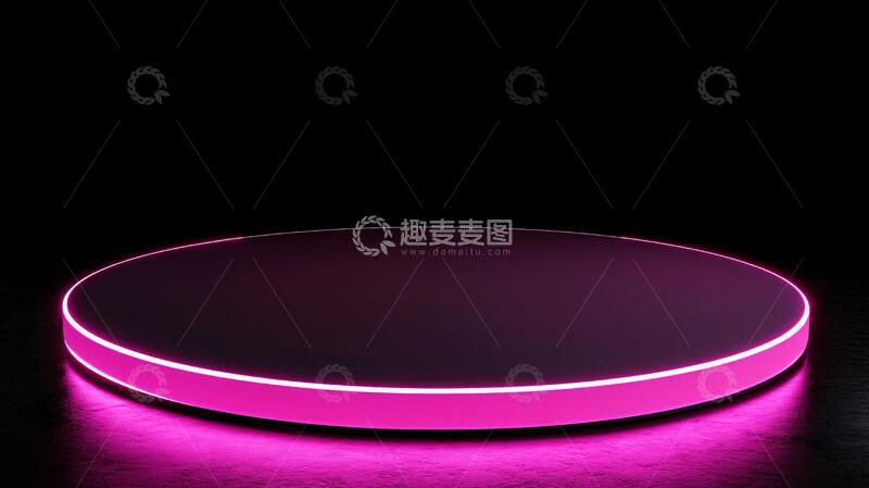 高清大图下载【趣麦麦图】粉色平台粉色平台圆形