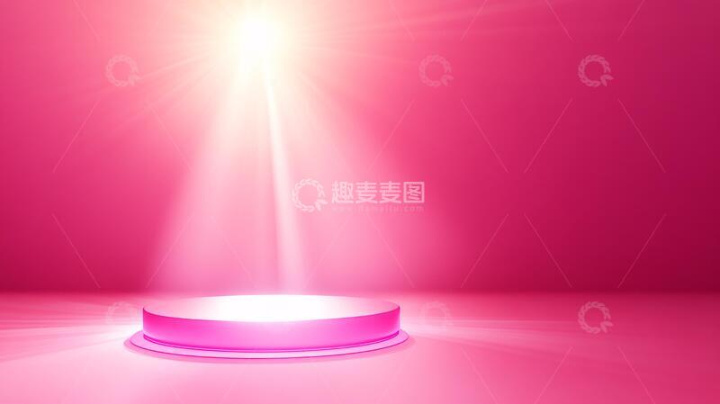 高清大图下载【趣麦麦图】粉色平台粉色舞台平台