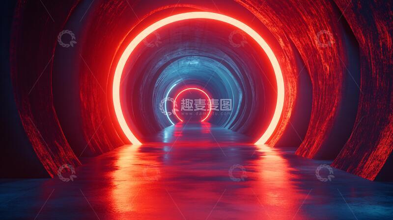 高清大图下载【趣麦麦图】魔幻隧道走廊魔幻幻想