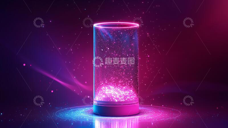 高清大图下载【趣麦麦图】粉色圆柱体展示台38