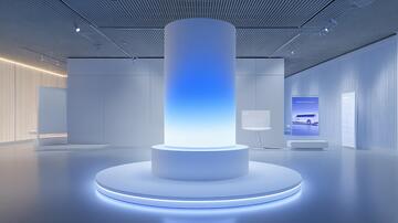 简约秀场科技展厅展馆