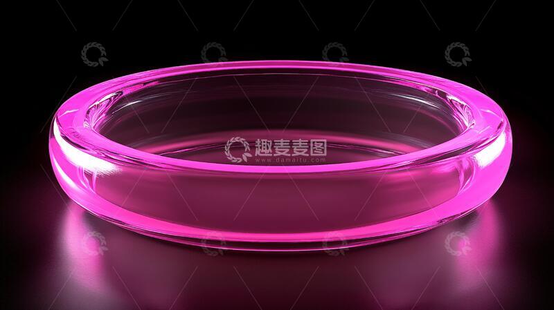 高清大图下载【趣麦麦图】玻璃培养皿平台玻璃粉色