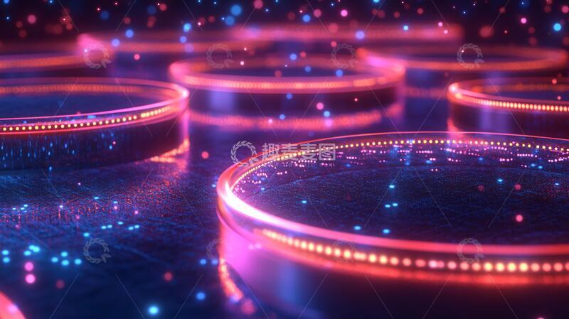 高清大图下载【趣麦麦图】梦幻灯带场景1