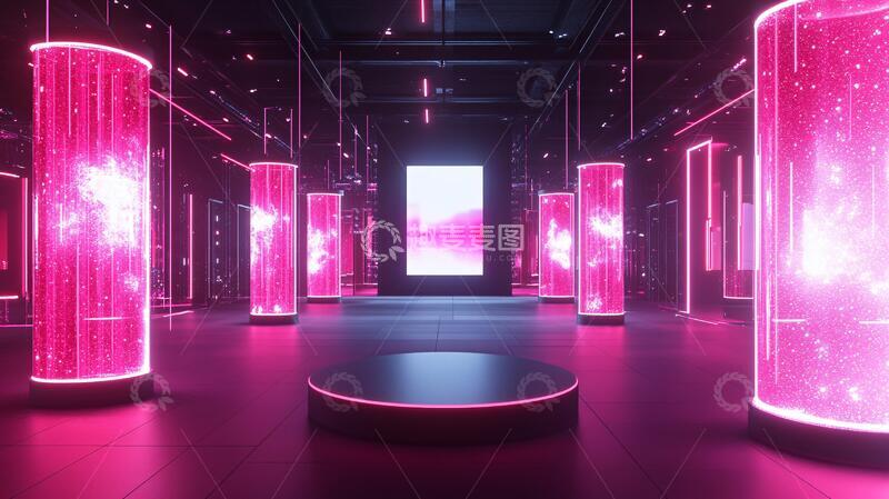 高清大图下载【趣麦麦图】赛博朋克风格迎宾区7