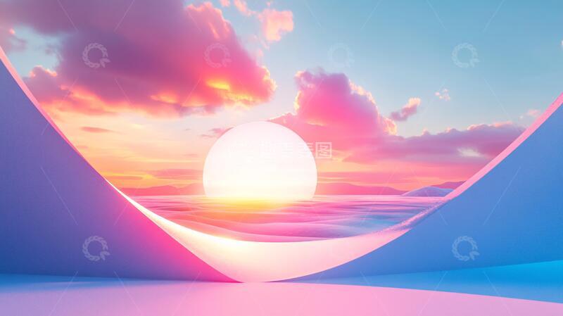 高清大图下载【趣麦麦图】创意大气渐变4